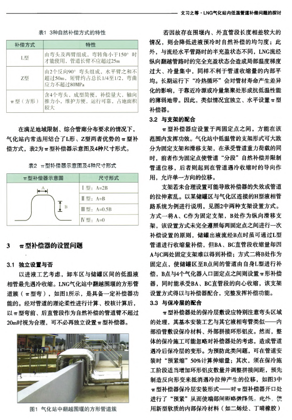LNG氣化站內(nèi)低溫管道補(bǔ)償問題的探討.png