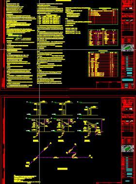 某場館廚房燃氣設(shè)計圖紙CAD文件